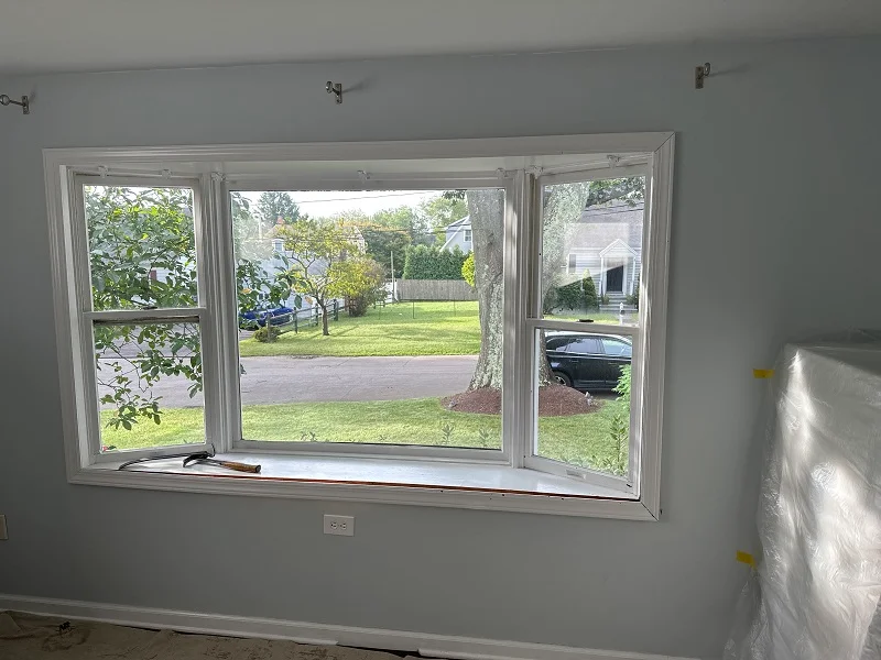 Beginning the removal of this bay window
